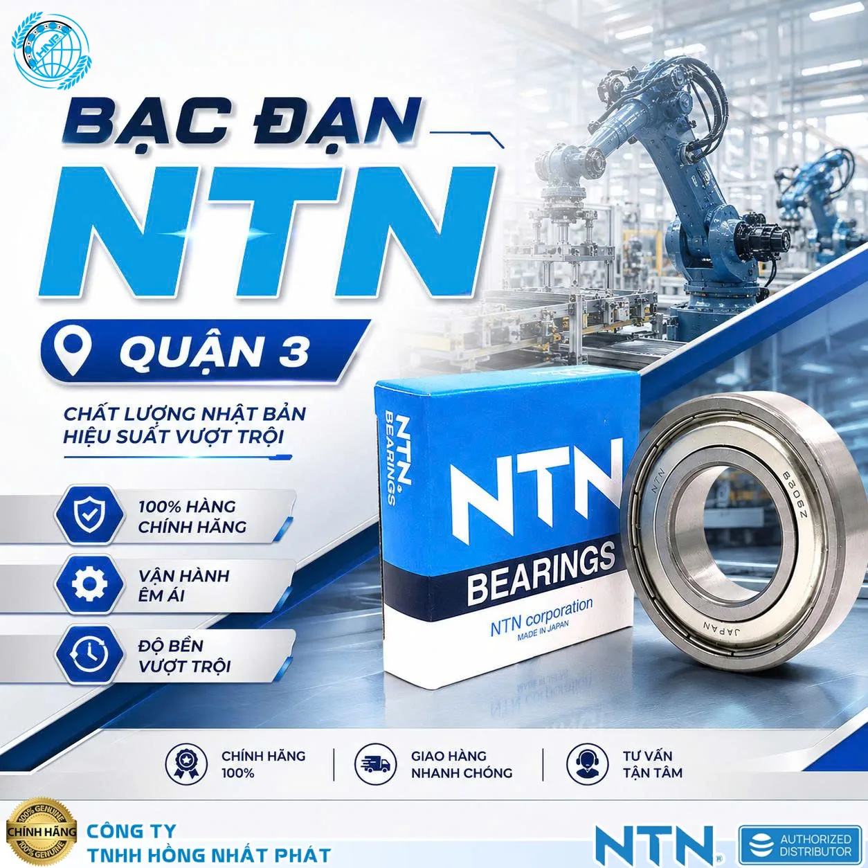 Địa Chỉ Bán Bạc Đạn NTN Quận 3 Uy Tín Tại Cty Hồng Nhất Phát(1)
